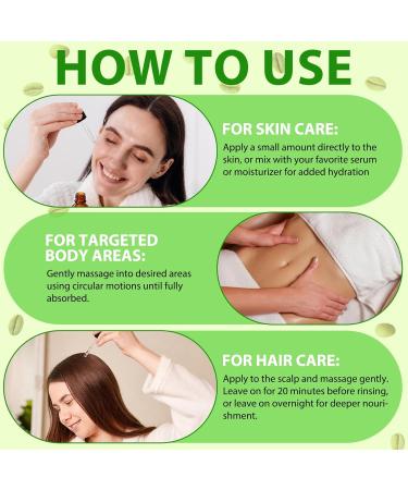 Moulis Green Coffee Bean Oil Organic Green Coffee Oil for Cellulite Skin Face Body & Hair - Reduces Puffiness Dark Circles Stretch Marks Skin Tightening Cold-Pressed (2 Fl Oz (Pack of 1)) - Buy Online on GoSupps.com