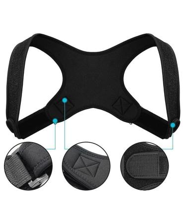 Adjustable Posture Corrector for Back | Stretchy Posture Corrector | Back Support Shoulder Brace with Adjustable Fit for Daily Comfort - Buy Online on GoSupps.com
