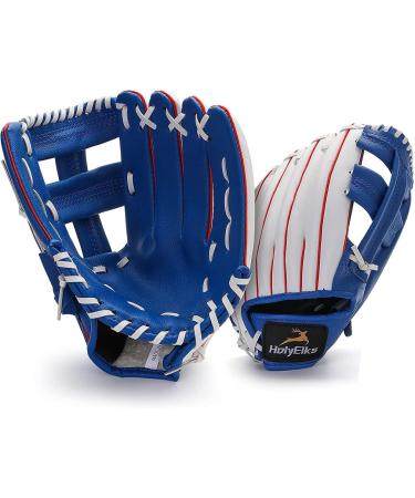 Buy 10.5-Inch Blue & White Baseball Gloves for Kids | Softball Gloves for Youth Training & Beginners - Ideal Gift - Buy Online on GoSupps.com