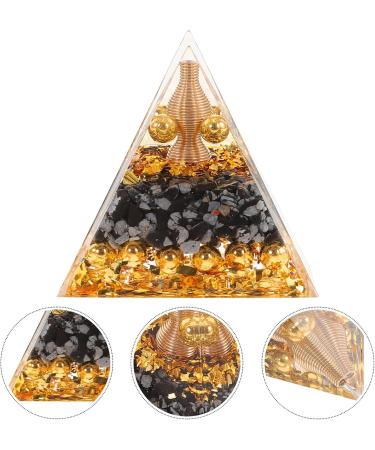 Beaupretty Crystal Ball Pyramid Ornament - Stunning Resin Decor & Artwork for Home | International Shipping Available - Buy Online on GoSupps.com