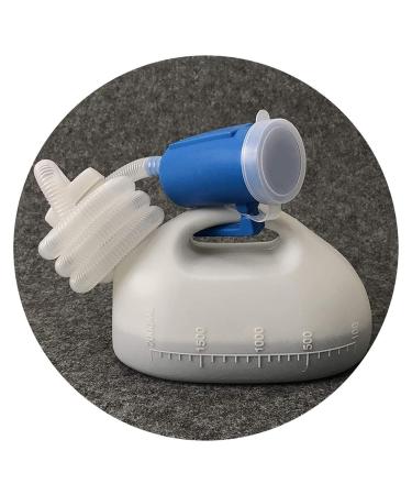 Urine Bottles Male Men's Male Bed Urinal Potty Pee Bottle 2000ML Collector with 1.6M Tube