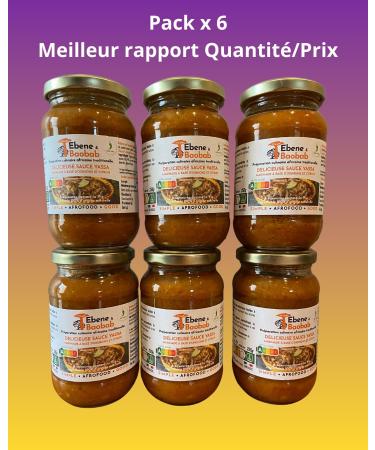  EBENE&BAOBAB Ebene&Baobab - Delicious sauce & marinade Yassa de Casamance for barbecue and starchy foods simmered onions lemon juice and condiments - up to 3 or 4 people 250 g jar net cooked in France - Buy Online on GoSupps.com