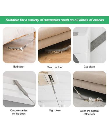Gap Dust Cleaner Extendable Gap Duster for Cleaning with Extension Pole Long Damp Dusters for Cleaning Ceiling Window Baseboard - Buy Online on GoSupps.com