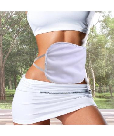 Castor Oil Waist Wrap | Reusable Castor Oil Pack Compress Wrap - Elastic Castor Oil Wrap Sleep Aid Pack Less Mess Heatless Reusable Bag for Liver Aezon White - Buy Online on GoSupps.com