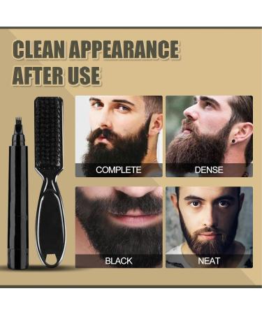 Beard Pen Waterproof Beard Filler | Beard Coloring for Men Beard Mascara for Beard and Eyebrows Beard Makeup - Buy Online on GoSupps.com