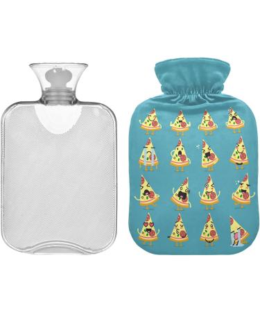 Shop Naanle Funny Pizza Heat Bottle - 1L Warm Water Bottle for Pain Relief & Cold Therapy | International Shipping Available - Buy Online on GoSupps.com