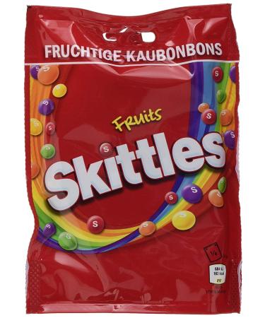 12 bags of 160g Skittles Fruits fruity chewy candies of 160g each Chewy dragees in a crispy sugar coating with fruit flavour