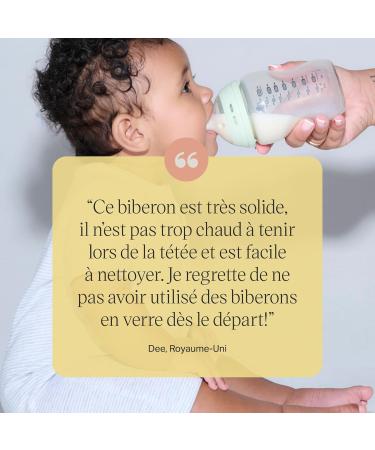 Tommee Tippee Natural Start Glass Baby Bottle Set 150 ml and 250 ml Anti-Colic Bottles Medium Flow Teats in Breast Shape - Buy Online on GoSupps.com