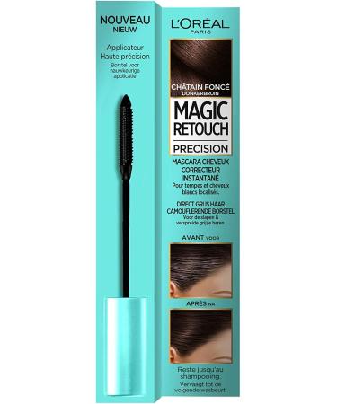  L'OR AL L'Or al Paris Magic Retouch Precision - Root Touch-Up Mascara - Dark Brown - 8 ml - Pack of 2 - Buy Online on GoSupps.com