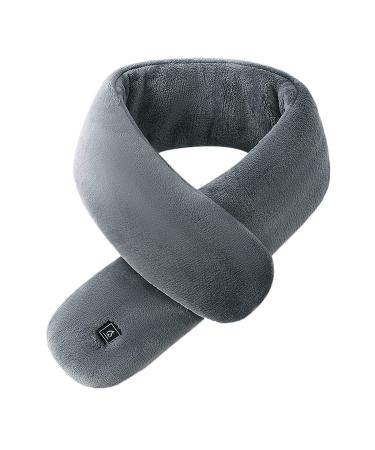 Neck heating cushion of electrical heating scarf Intelligently heated neck wrap wireless heating electrical scarf portable gray unit size