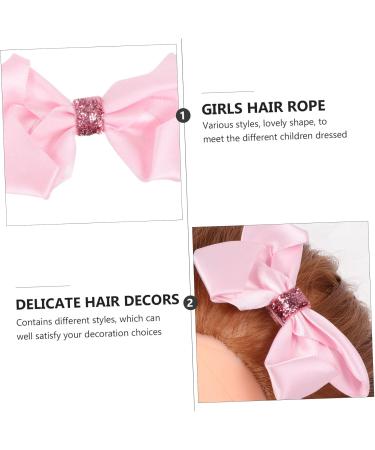 FRCOLOR 2 Sets Headgear Tiara Hair Pin Hair Clip Hair Barrettes Babies Hair Rope Lovely Hair Rope Delicate Hair Decors Delicate Hair Accessories Cloth Pink Girl South Korea Crown - Buy Online on GoSupps.com