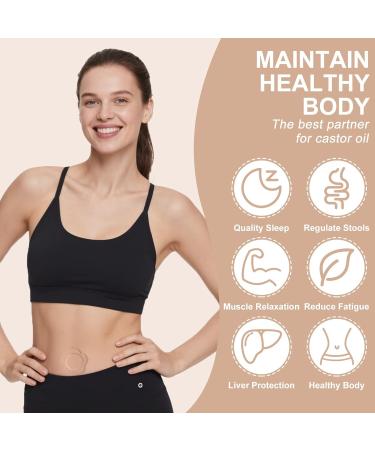 Autdor Castor Oil Patches for Belly Button 100PCS Castor Oil Pack Wraps Organic Cotton Self-Adhesive Castors Oils Pack Anti Leakage Disposable Pads Portable & Breathable No Wash (Oil Not Included) - Buy Online on GoSupps.com