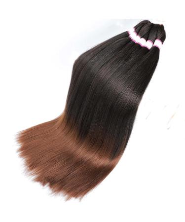 Premium Anti-itch Braiding Hair - Easy Braid Synthetic Extensions Yaki Texture 26 Inch 6 Packs (1B/30#) - International Shipping Available - Buy Online on GoSupps.com