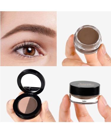  G n rique Eyebrow Set Waterproof Brow Stamp 8g Stencil Kit Precision Lightweight Long Lasting Formula Natural Look Finish Includes Eyeliner for Brow Brush Makeup - Buy Online on GoSupps.com