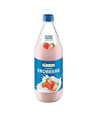 M nsterland Strawberry Milk Drink - 12 x 500 ml Pack | International Shipping Available - Buy Online on GoSupps.com