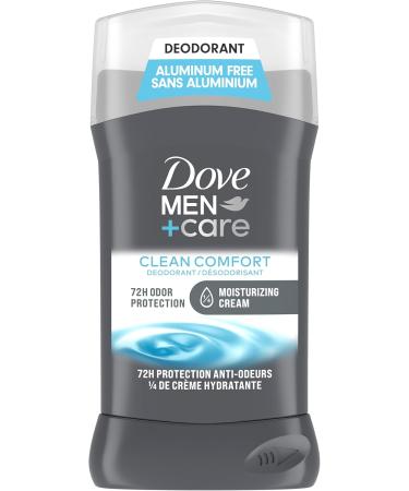 Dove Men+Care Hydrating Clean Comfort Body and Face Wash (400ml Pack of 4) | Aluminum-free Deodorant Stick (85g) 400 ml (Pack of 4) Body and Face Wash+Men + Care deodorant - Buy Online on GoSupps.com