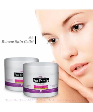 Pro Truvale Skin 2X Cream - Premium Anti Aging Cream - 2 Month Supply - Enriched with Vitamin A & C to Help Fade Hyperpigmentation & Reduce Wrinkles - Reduce Dryness & Protect Skin Cells w/Ceramides - Buy Online on GoSupps.com