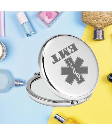 EMT Pocket Mirror - Compact Makeup Mirror for Emergency Medical Technicians, Nurses, Paramedics - Ideal Gift - Buy Online on GoSupps.com