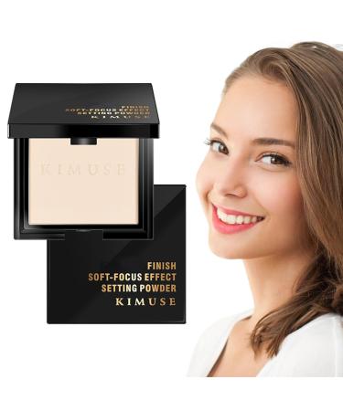 Finishing Powder Makeup | Pressed Setting Powder - Long Lasting Portable Compact Lightweight Oil Control Clarifying Finishing Powder Minimizes Shine Smooths Face Skin #01
