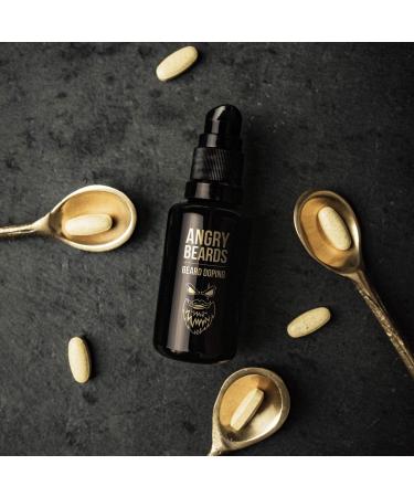 Angry Beard's Beard Growth Serum for Men | Natural Formula for Faster & Fuller Beard Growth - 30 ml - Buy Online on GoSupps.com