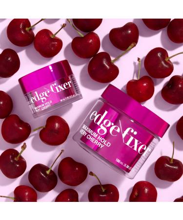 KISS COLORS Maximum Hold Edge Fixer with Biotin B7 - 24 Hour Non-Greasy Gel Formula, Very Cherry Scented - 3.38 Fl Oz - Buy Online on GoSupps.com