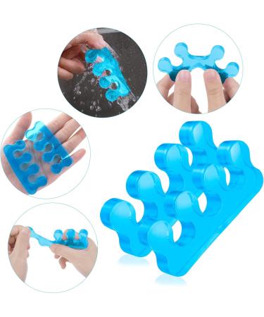 Buy Sibba Toe Separator for Nail Polish Silicone Foot Pain Relief for Overlapping/Hammer Toes Unisex (Blue) - Buy Online on GoSupps.com