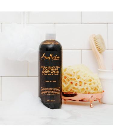 Buy SheaMoisture Soothing Body Wash for Acne Treatment | Paraben Free African Black Soap 13 Fl Oz - International Shipping Available - Buy Online on GoSupps.com