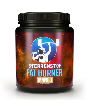 Sterrenstof Fat Burner-Mango-fat burner appetite suppressant with L-carnitine L-tyrosine L-theanine green tea extract caffeine-quickly lose weight fat burner diet 300 g powder 50 portions