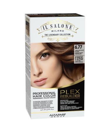 Alfaparf Milano Il Salone Plex Rebuilder Color Kit 6.77 Blond Fonc Chocolat