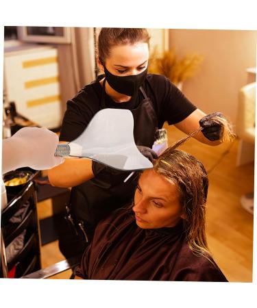 Healvian 2pi ces Pour Cheveux Avec Poign e cran De Salon R utilisable Pour Coloration Maquillage Et Coiffure Noir Transparent - Buy Online on GoSupps.com