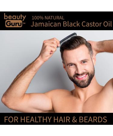 GuruNanda Jamaican Black Castor Oil 2 fl oz (Pack of 2) - 100% Pure Cold-Pressed Oil for Hair Growth, Eyelash, Eyebrow, and Scalp Nourishment - Buy Online on GoSupps.com