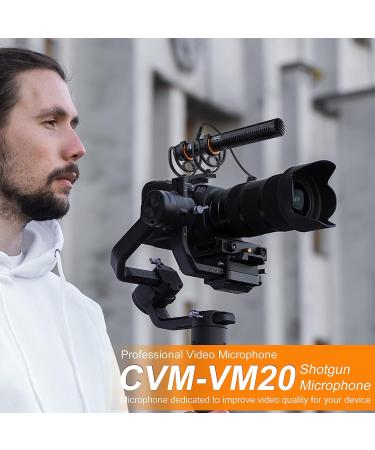Comica CVM-VM20 Shotgun Microphone Kit - Professional Super Cardioid Video Mic for Smartphone/DSLR Cameras - Ideal for Interviews/Recordings - Buy Online on GoSupps.com