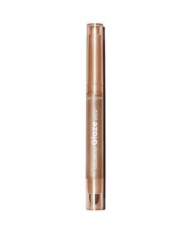 REVLON ColorStay Glaze Stick Eye Shadowliner in Bronze Gold - Longlasting Shimmer Cream Shadow and Liner Makeup - 0.037 oz - Buy Online on GoSupps.com