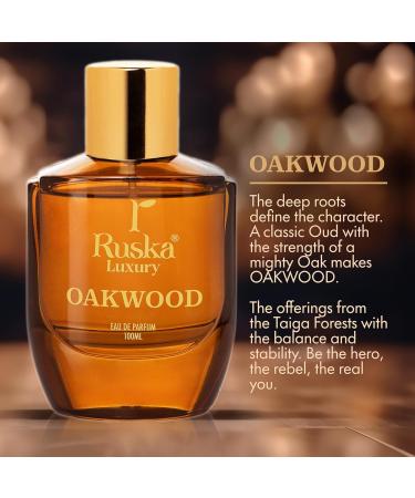 Ru'ska Luxury Oakwood Unisex Eau De Parfum 3.38 FL Oz Rich Woody & Spicy Fragrance - Buy Online on GoSupps.com