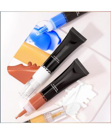 Jutqut Blue Foundation Mixing Pigment 0.67oz - Smooth & Light Liquid Formula for Easy Blending - Warm to Cold Shades - 02Sea Tide - Buy Online on GoSupps.com