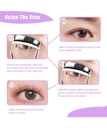 XiangSKY Eyelash Curler Lash Curler Eyelash Curlers Easy and Simple Operation Lash Curler Let Your Eyelashes Curl Firm Styling and Make You More Beautiful(Silver) - Buy Online on GoSupps.com