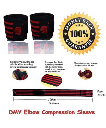 MY Elbow Sleeve Wraps - Brace for Bursitis, Workout, Gym | Supportive Elbow Straps - Buy Online on GoSupps.com