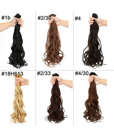 180g-22inch-straight Natural Black Clip in Hair Extensions - Full Head Synthetic Fiber Double Weft Hairpieces for Women - Buy Online on GoSupps.com