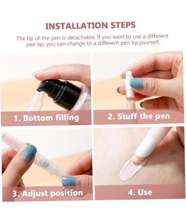 Healvian Lot De 3 Flacons Transparents De Brillant L vres 5 Ml Chacun Tubes De Voyage Anti-fuite Rotatifs Embout Brosse Pour Femmes Usage Cosm tique Mobile - Buy Online on GoSupps.com