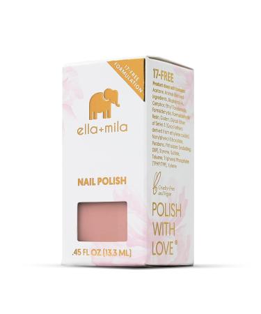 ella+mila Desert Suede Nail Polish | Quick Drying Vegan & Cruelty-Free Nude Brown | 17-Free Chip Resistant Formula - Buy Online on GoSupps.com