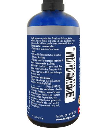 Naka Platinum Vitamin D SUBLINGUAL SPRAY instant Bioavailability 1000 IU (625 sprays) - 100 ml BONUS SIZE (60+40 FREE) - Buy Online on GoSupps.com