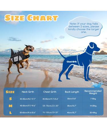 Medium Nobleza Ripstop Dog Life Jacket | Adjustable & Reflective Dog Swimming Vest | Superior Buoyancy & Durable Handle | 59-78CM Ribcage Girth - Buy Online on GoSupps.com