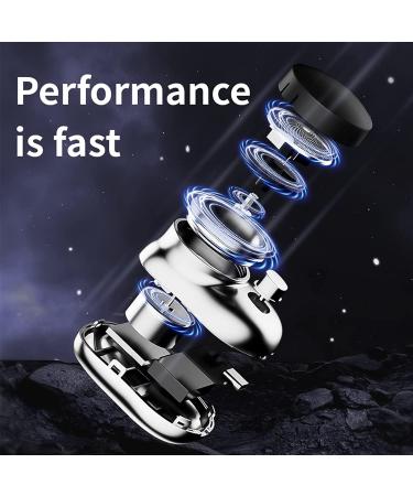 2023 Mini Electric Shaver - USB Rechargeable Portable Razor for Men - Wet & Dry Shaving - Blue - Buy Online on GoSupps.com