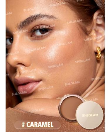 SHEGLAM Silk Haze Cr me bronzante m langer avec une formule l g re Maquillage pour le visage personnalisable pour une lueur naturelle et ensoleill e longue dur e Caramel - Buy Online on GoSupps.com