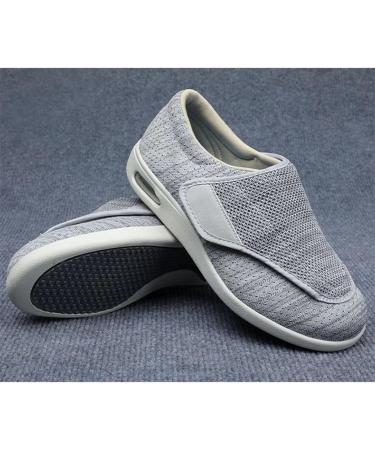 Orthofeet Orthopedic Diabetic Walking Shoes for Elderly with Bunions and Plantar Fasciitis Relief - Grey, Size 7 (Extended Widths) - Buy Online on GoSupps.com