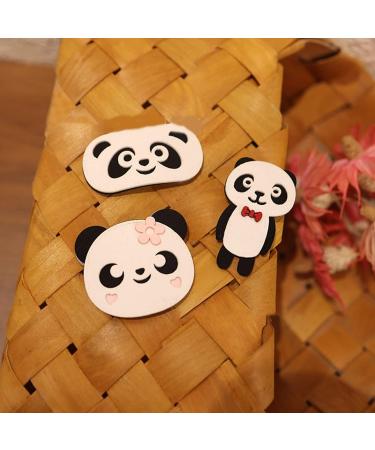 amangul Girls Hair Clips Lovely Barrettes for Cartoon Panda Shape Stereo Hairpin Metal Hair Clips for Toddler Hair Decor - Buy Online on GoSupps.com