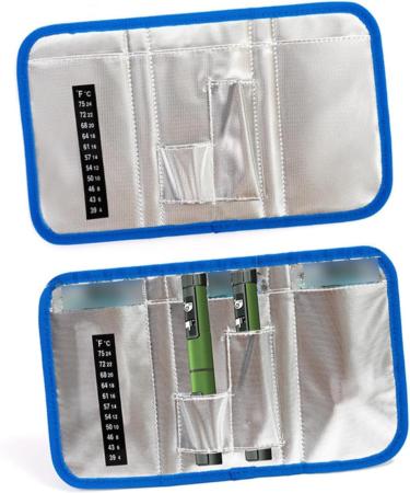 Portable Insulin Cooler Bag - Insulated Travel Medication Pouch - Buy Online on GoSupps.com