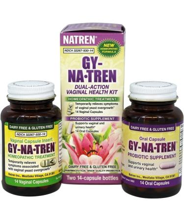 Natren GY Na.Tren Vaginal Health Solution Kit - 2 Bottles for Optimal Vaginal Wellness - Buy Online on GoSupps.com