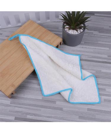 20 Piece Set of GBHRD Cloths 8-Layer White Blue Cotton Yarn Scouring Pad Set Absorbent Kitchen Non Greasy Mesh Dishwashing Towels Suitable for Kitchen Bathroom and Cleaning Counters. - Buy Online on GoSupps.com