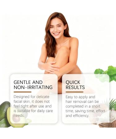 Cr me D pilatoire Visage l Huile de Noix de Coco Cr me d pilation Douce pour L vre Sup rieure et Menton limine les Poils Sans Irritation Soin Apaisant pour Peaux Sensibles Femmes et Hommes (2pc) - Buy Online on GoSupps.com